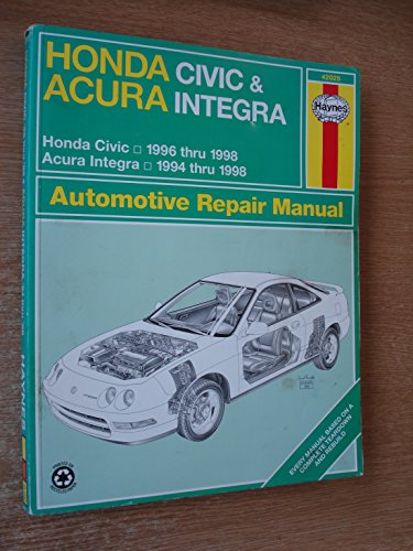 Imagen de archivo de Honda Civic & Acura Integra Automotive Repair Manual (Haynes Automotive Repair Manual) a la venta por Irish Booksellers