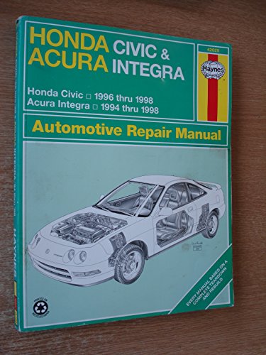 Stock image for Honda Civic Acura Integra Automotive Repair Manual (Haynes Automotive Repair Manual) for sale by LibraryMercantile