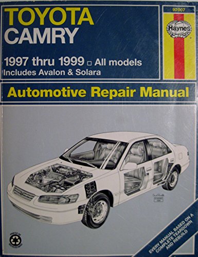 9781563923364: Toyota Camry 1997-99 Automotive Repair Manual (Haynes Automotive Repair Manuals)