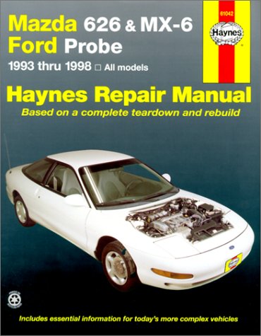Stock image for Mazda 626 and Mx-6 Ford Probe Automotive Repair Manual: All Mazda 626-1993 Through 1998, Mazda Mx-6-1993 Through 1997, Ford Probe-1993 Through 1997 for sale by The Happy Book Stack