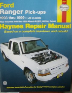 Imagen de archivo de Ford Ranger & Mazda B-Series Pick-Ups Automotive Repair Manual a la venta por ThriftBooks-Atlanta