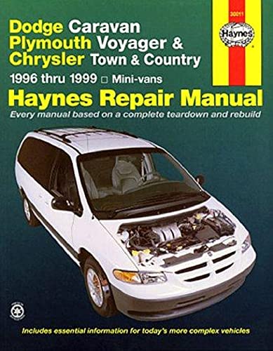Stock image for Dodge Caravan, Plymouth Voyager & Chrysler Town & Country Automotive Repair Manual 1996-1999 Mini-vans. (Haynes 30011) for sale by Harry Alter