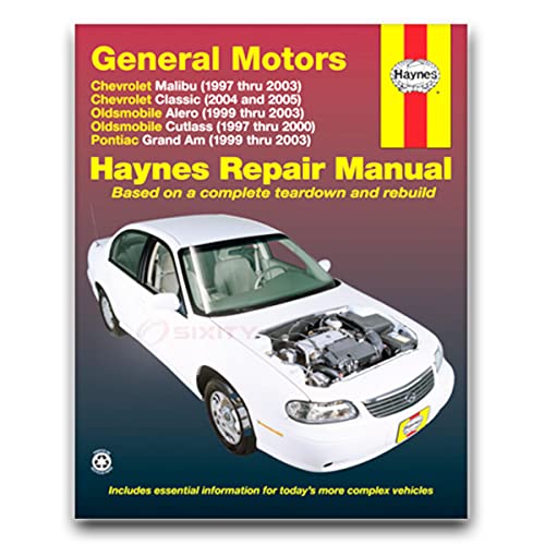 GM: Malibu, Alero, Cutlass & Grand Am, 97'00 (Haynes Automotive Repair Manual Series) (9781563923616) by Chilton