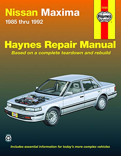 Beispielbild fr Haynes Nissan Maxima 1985 thru 1992 zum Verkauf von BargainBookStores