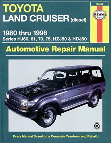 Toyota Land Cruiser Australian Automotive Repair Manual: 1980-1998 (9781563923722) by John H. Haynes
