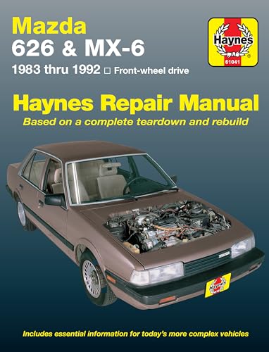 Beispielbild fr Mazda 626 & Mx-6 Automotive Repair Manual: Front-Wheel Drive 1983- 1992 (Haynes Automotive Repair Manual Series) zum Verkauf von HPB-Diamond