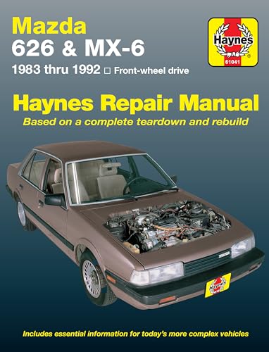 Imagen de archivo de Mazda 626 & Mx-6 Automotive Repair Manual: Front-Wheel Drive 1983- 1992 (Haynes Automotive Repair Manual Series) a la venta por HPB-Diamond