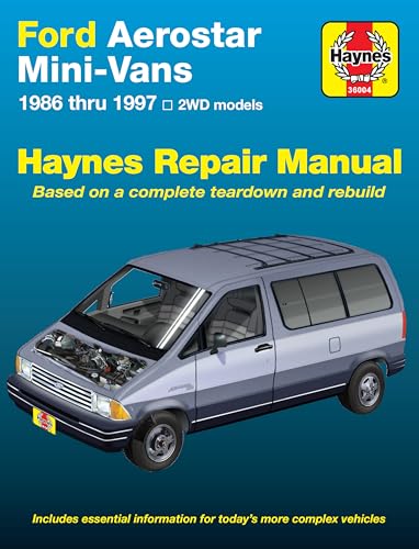 Stock image for Ford Aerostar Mini-Vans Automotive Repair Manual for sale by Blackwell's