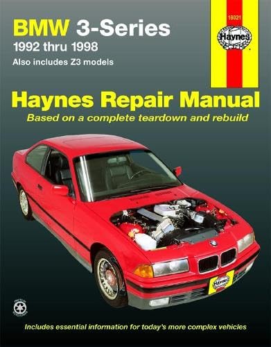 Imagen de archivo de BMW 3 Series (1992-1998) Haynes Repair Manual (USA) (Paperback) a la venta por Books Unplugged