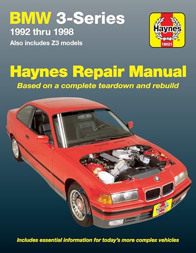 BMW 3 Series (1992-1998) Haynes Repair Manual (USA) (Paperback) (9781563923760) by Haynes
