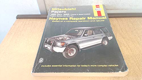 Beispielbild fr Mitsubishi Pajero Australian Automotive Repair Manual : 1983-1996 (Haynes Automotive Repair Manuals) zum Verkauf von The Book Spot