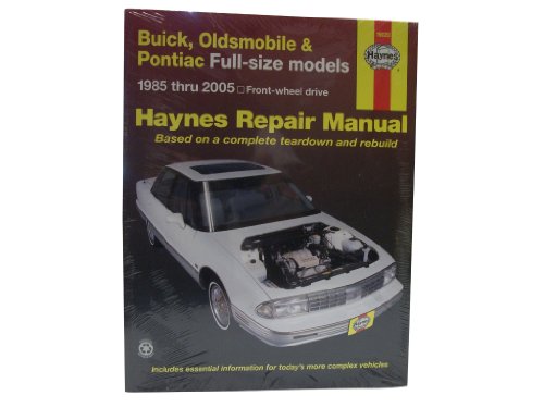 Imagen de archivo de Haynes Repair Manual (Buick, Oldsmobile & Pontiac Full Size Models, 1985-2000) a la venta por Bookmans