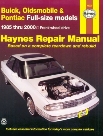 Stock image for Haynes Repair Manual (Buick, Oldsmobile & Pontiac Full Size Models, 1985-2000) for sale by Bookmans