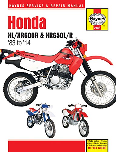 Honda XL600R and XR600R Owners Workshop Manual: 1993-2000 (Haynes Owners Workshop Manuals) - Haynes, J. H.,Ahlstrand, Alan