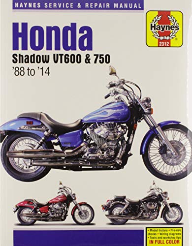 Beispielbild fr Honda Shadow VT600 and VT750, 600cc and 750cc from 1988 thru 2000 (Owners Workshop Manual) zum Verkauf von BooksRun