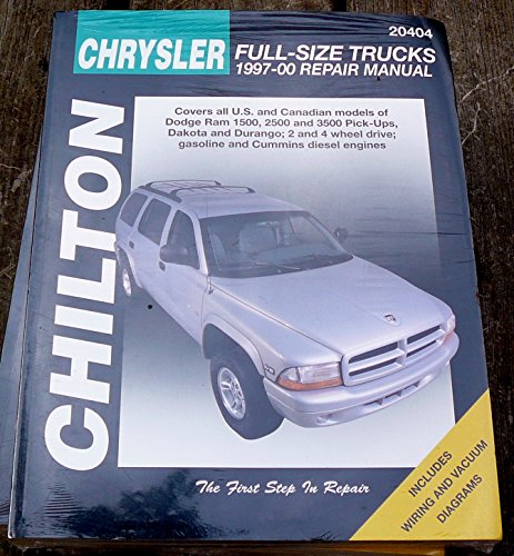 Imagen de archivo de Chrysler Full-Size Trucks, 1997-00 a la venta por ThriftBooks-Atlanta