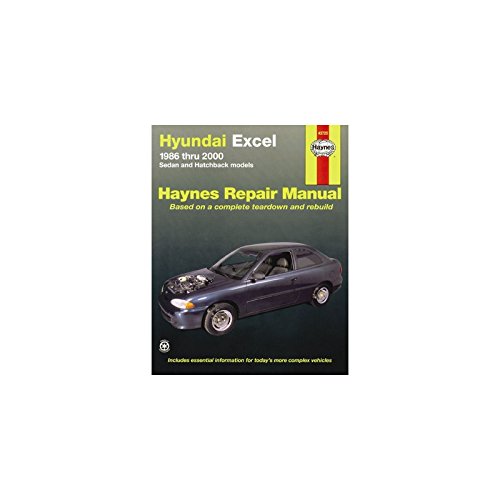 Stock image for Hyundai Excel Australian Repair Manual: 1986 to 2000 (Haynes Automotive Repair Manuals) for sale by Caryota Book Exchange