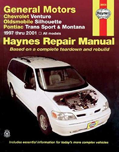 Imagen de archivo de Chevrolet Venture, Oldsmobile Silhouette, Pontiac Trans Sport and Montana, 1997-2001 a la venta por Browse Awhile Books