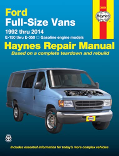Imagen de archivo de Ford Full Size Vans, 1992-2001 (Hayne's Automotive Repair Manual) a la venta por Ergodebooks