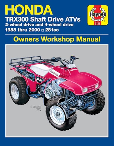 Stock image for Honda TRX300 Shaft Drive ATVs Owners Workshop Manual: 1988 to 2000 (Haynes Service and Repair Manuals) for sale by Monster Bookshop