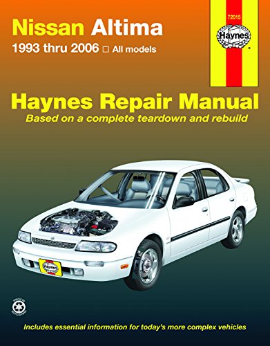 Nissan Altima Automotive Repair Manual: 1993 Through 2001 (Haynes Automotive Repair Manual Series)