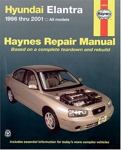 Imagen de archivo de Haynes Hyundai Elantra 1996 Thru 2001 a la venta por Better World Books