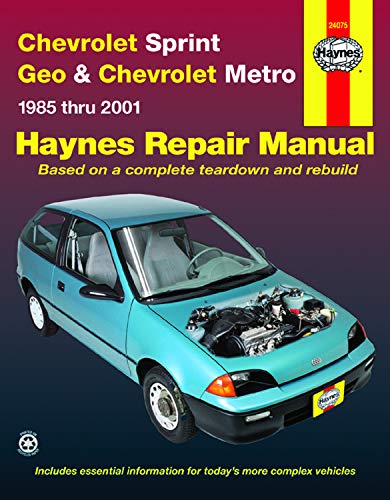 Chevrolet Sprint & Geo Metro Automotive Repair Manual