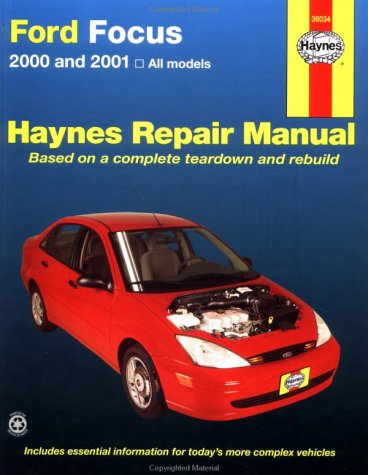 Imagen de archivo de Haynes 2000 and 2001 Ford Focus Repair Manual (Hayne's Automotive Repair Manual) a la venta por Patrico Books