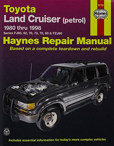 Toyota Land Cruiser Automotive Repair Manual (Haynes Automotive Repair Manuals) (9781563924590) by Kibler, Jeff; Maddox, Robert; Haynes, J.H.