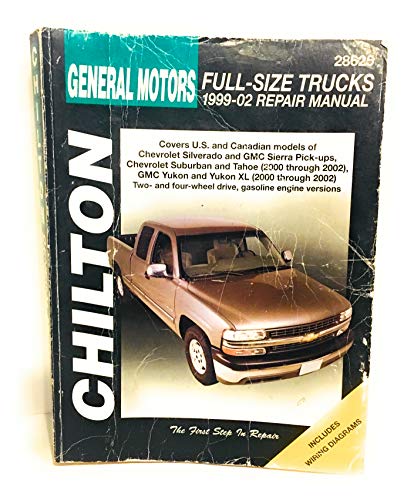 Stock image for General Motors Full-size Trucks 1999-2001: Chevrolet Silverado & GMC Sierra Pick-ups, 1999-2001 Chevrolet Suburban & Tahoe, 2000 and 2001 GMC Yukon & . (Chilton's Total Car Care Repair Manuals) for sale by Ergodebooks