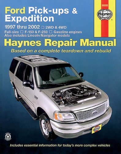 Stock image for Ford Pickups Expeditions 1997-2002 (HAYNE'S AUTOMOTIVE REPAIR MANUAL) for sale by Front Cover Books