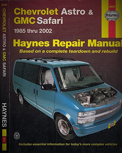 Stock image for Chevrolet Astro and Gmc Safari Mini-Vans Automotive Repair Manual: 1985 Through 2002 (Hayne's Automotive Repair Manual) for sale by Wonder Book