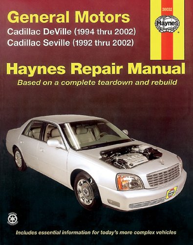 Imagen de archivo de General Motors: Cadillac DeVille (1994 thru 2002), Seville (1992 thru 2002) (Haynes Repair Manual) a la venta por SecondSale