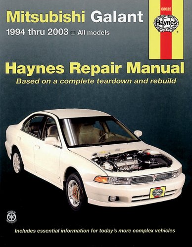 Imagen de archivo de Mitsubishi Galant 1994 thru 2003: Haynes Repair Manual a la venta por Nathan Groninger