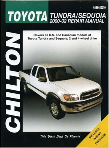 Imagen de archivo de Toyota Tundra & Sequoia, 2000-2002 (Chilton's Total Car Care Repair Manuals) a la venta por Ergodebooks