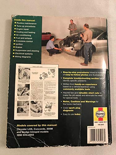 Chrysler LHS, Concorde, 300M & Dodge Intrepid, 1998-2003 (Haynes Repair Manuals) (9781563924934) by Haynes