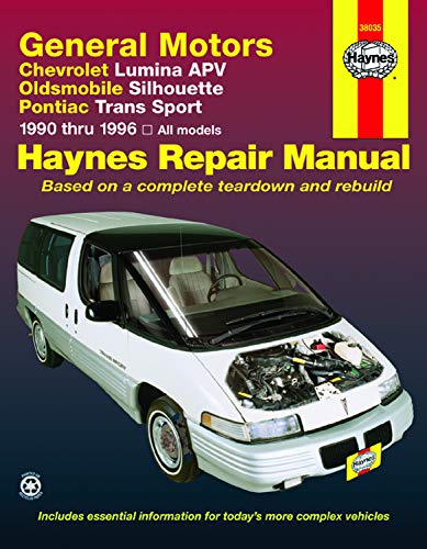 9781563925030: Haynes General Motors Chevrolet Lumina Apv Oldsmobile Silhouette Pontiac Trams Sport 1990 Thru 1996: All Models