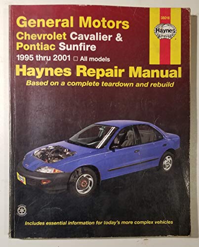 Stock image for Haynes General Motors Chevrolet Cavalier and Pontiac Sunfire, 1995-2001 for sale by Better World Books