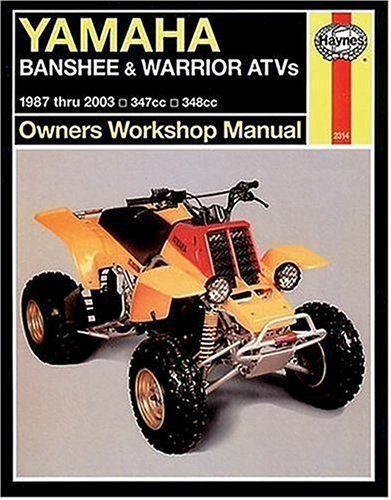 9781563925153: Haynes Yamaha Banshee and Warrior Atvs Owners Workshop Manual: 1987-2003