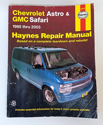 9781563925245: Astro/Gmc Safari Minivan 85-03 (Haynes Repair Manual)