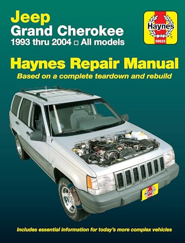 Imagen de archivo de Jeep Grand Cherokee 1993 - 2004 Haynes Repair Manual a la venta por Monster Bookshop