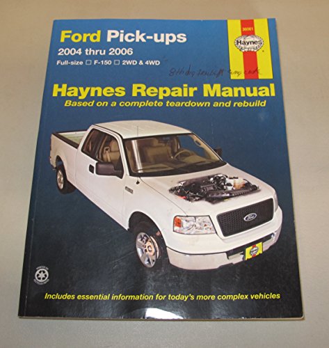 Beispielbild fr Ford Pick-Ups 2004 Thru 2006 : Full-Size, F-150, 2WD And 4WD zum Verkauf von Better World Books