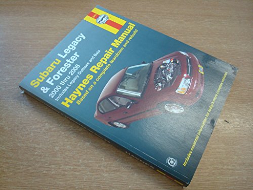 Beispielbild fr Subaru Legacy and Forester, 2000-2006. includes Legacy Outback and Baja (Haynes Repair Manuals) zum Verkauf von Chapter 1