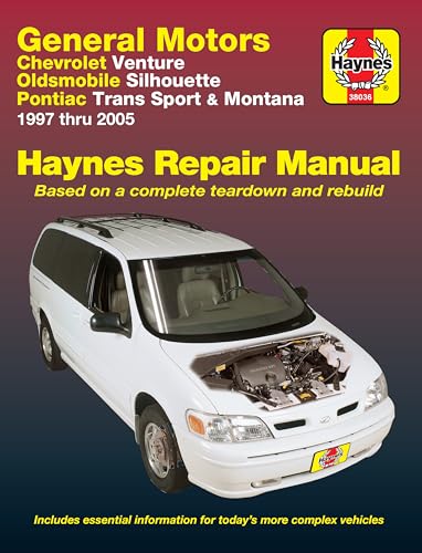 General Motors,Venture,Silhouette,Trans Sport (97-05) Haynes Manual (Paperback) (9781563926365) by Haynes