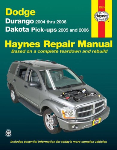 Beispielbild fr Dodge Durango and Dakota Pick-Ups Automotive Repair Manual zum Verkauf von Better World Books