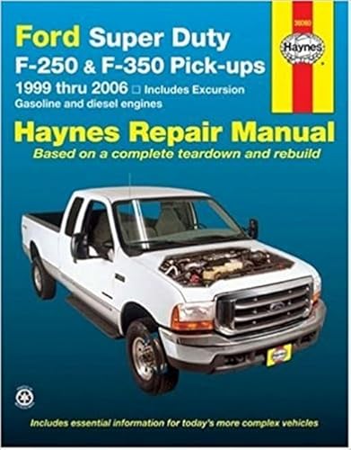 Imagen de archivo de Ford Super Duty F-250 & F-350 Pick-Ups 1999 Thru 2006: Includes Excursion a la venta por ThriftBooks-Atlanta