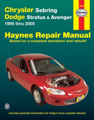 Beispielbild fr Chrysler Sebring, Dodge Stratus & Avenger 1995 thru 2005 (Automotive Repair Manual) zum Verkauf von Ergodebooks