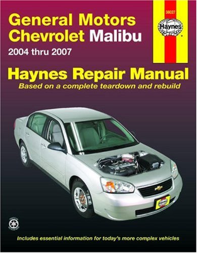 Gm Chevrolet Malibu 04 07 Automotive Repair Manual