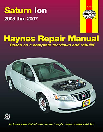Saturn Ion (03-07) Haynes Repair Manual (Automotive Repair Manual) (9781563926648) by Haynes