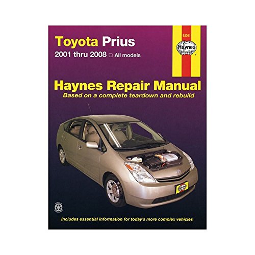 Beispielbild fr Toyota Prius, '01-'08 (Hayne's Automotive Repair Manual) zum Verkauf von SecondSale